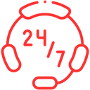 24/7 support icon